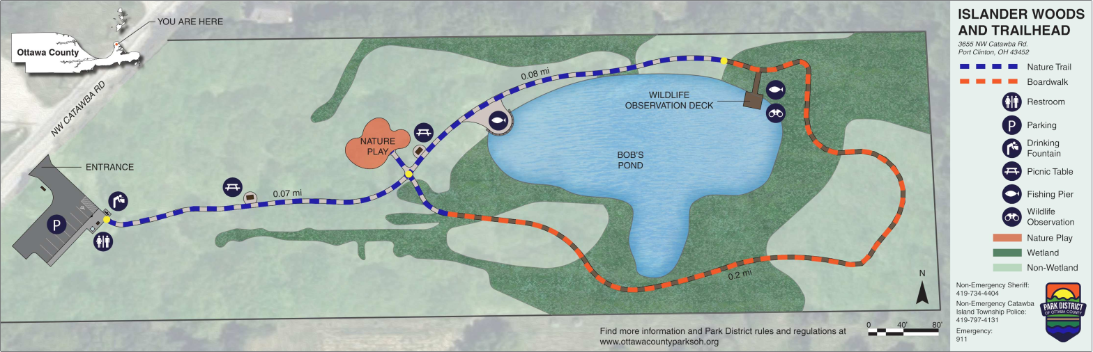 Islander Woods Park Map